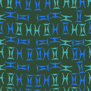 Soyut basit zodyak süsleme Dikişsiz desen