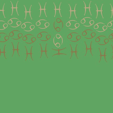 Soyut basit burçların kusursuz deseni 