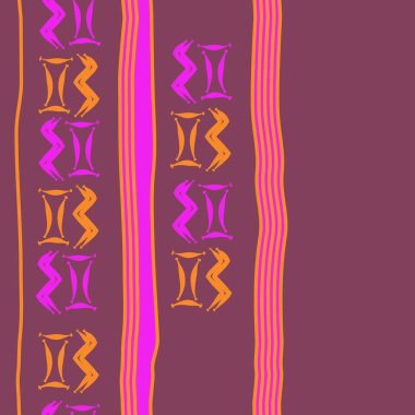 farklı sembollerle kesintisiz vektör arka planı