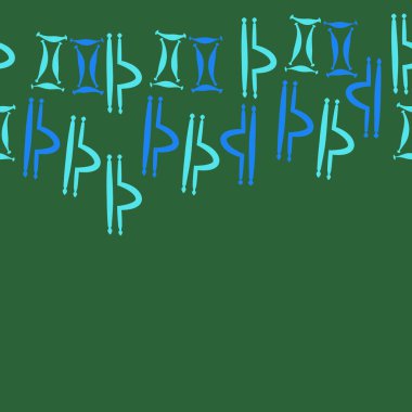 Soyut basit süsleme Dikişsiz desen