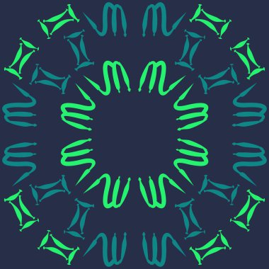 Zodyak işaretleri ile soyut arka plan, vektör 