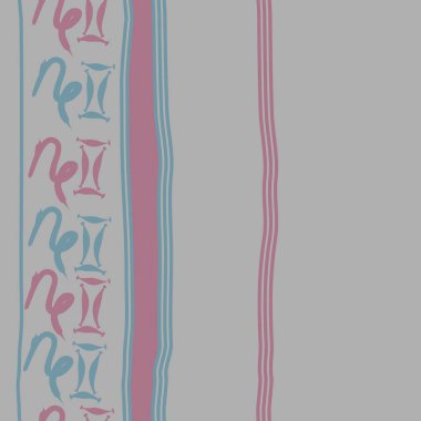 Soyut basit burç süslerinin kusursuz deseni