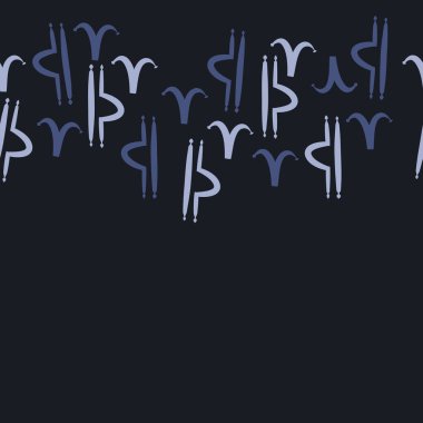 Zodiac Signs Dikişsiz desen. Vektör Illustration