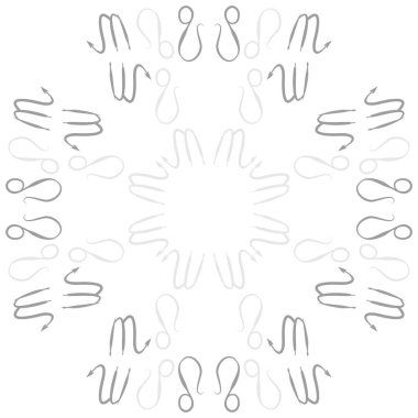 Soyut basit zodyak süsleme Dikişsiz desen