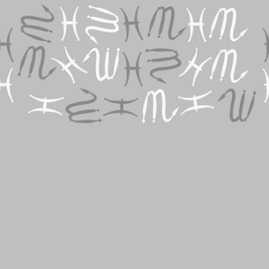 desen arka plan, Burç işaretleri ile vektör deseni 