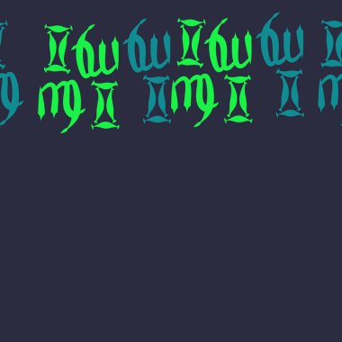 İkizler ve başak burçları ile dikişsiz desen