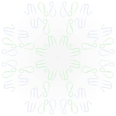 Soyut basit zodyak süsleme Dikişsiz desen