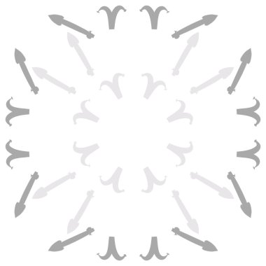 Zodiac Signs-Aries, yay Dikişsiz deseni. Vektör Illustration