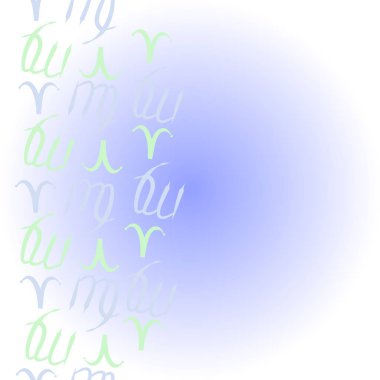 Zodiac Signs deseni, doodle, avier, akrep, kopya alanı