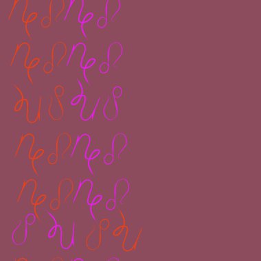 Soyut basit zodyak süsleme Dikişsiz desen