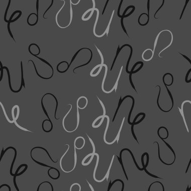 Soyut basit burç süslerinin kusursuz deseni