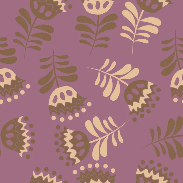 Kusursuz çiçek deseni, vektör çizimi