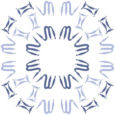 Zodyak işaretleri ile soyut arka plan, vektör 