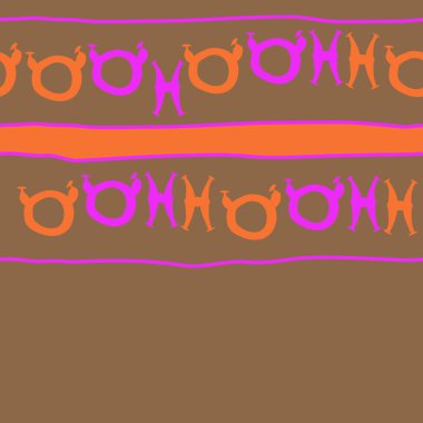 parlak renkli Burçlar ile Dikişsiz soyut desen, Boğa ve İkizler burçları vektör illüstrasyon 