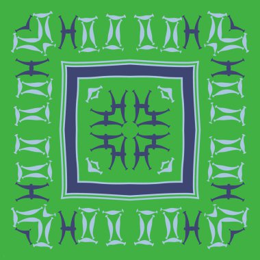 Soyut basit burç süslerinin kusursuz deseni