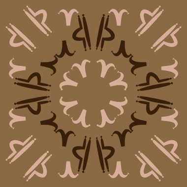 Zodiac Signs, doodle, Libra, Stripes, kopya alanı Dikişsiz deseni