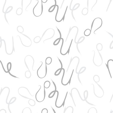 Soyut basit burç süslerinin kusursuz deseni