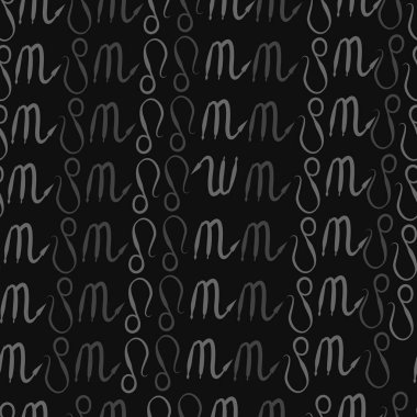 desen arka plan, burçlar ile soyut vektör illüstrasyon 