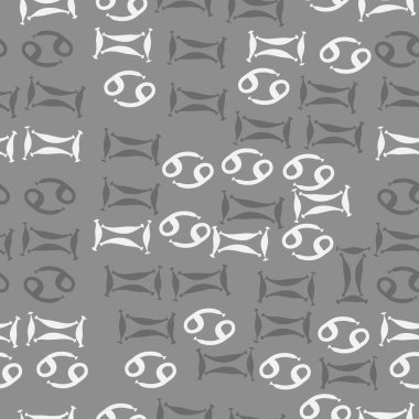 Soyut basit zodyak süsleme Dikişsiz desen