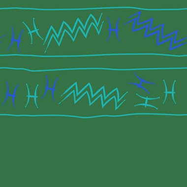 Zodiac Signs Dikişsiz desen. Vektör Illustration