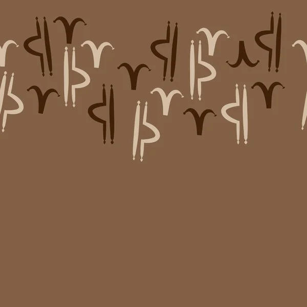 无缝的生肖符号模式 矢量插图 — 图库矢量图片