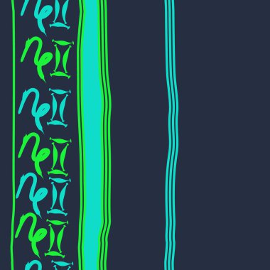 Soyut basit burç süslerinin kusursuz deseni