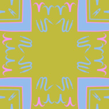 Soyut basit zodyak süsleme Dikişsiz desen