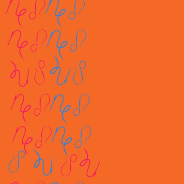 Soyut basit zodyak süsleme Dikişsiz desen