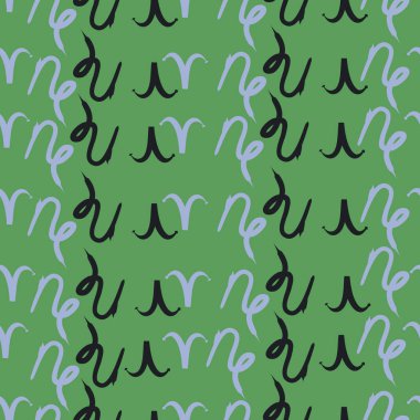 Soyut basit burç süslerinin kusursuz deseni