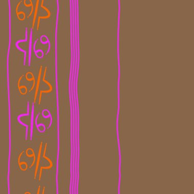 Zodiac Signs Dikişsiz desen. Vektör Illustration