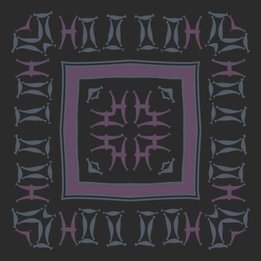 Soyut basit burç süslerinin kusursuz deseni