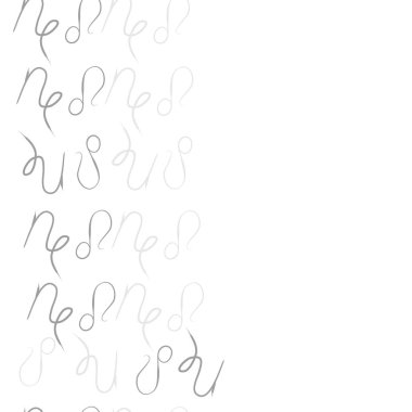 Soyut basit zodyak süsleme Dikişsiz desen