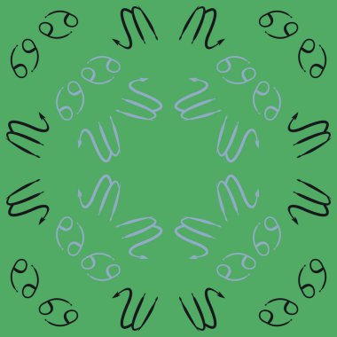 süs arka plan, soyut vektör deseni