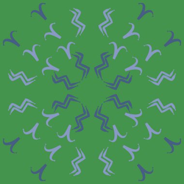 Soyut basit kaligrafi dikişsiz desen