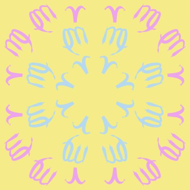 desen arka plan, Burç işaretleri ile vektör deseni 