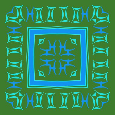 Soyut basit burç süslerinin kusursuz deseni