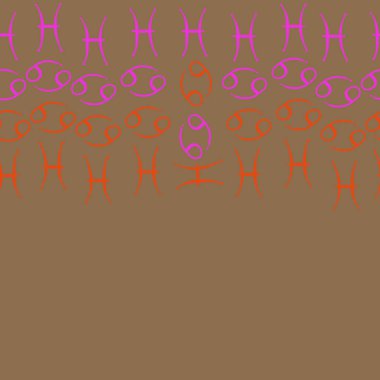 Soyut basit burçların kusursuz deseni 