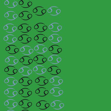 Soyut basit burç süslerinin kusursuz deseni