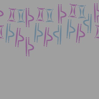 Soyut basit süsleme Dikişsiz desen