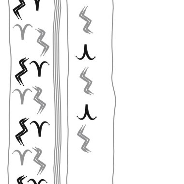 Zodiac Signs, doodle, kopya alanı dairesel desen