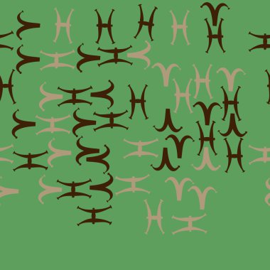 Soyut basit zodyak süsleme Dikişsiz desen