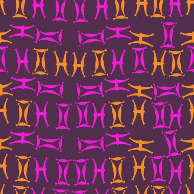 Soyut basit zodyak süsleme Dikişsiz desen