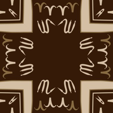 Soyut basit zodyak süsleme Dikişsiz desen