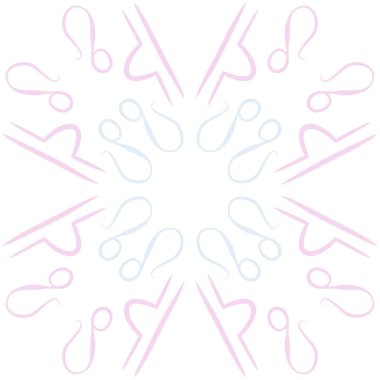 Zodiac Signs, doodle, kopya alanı dairesel desen