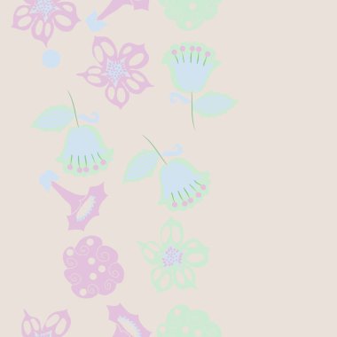 Soyut basit yaprakların kusursuz deseni