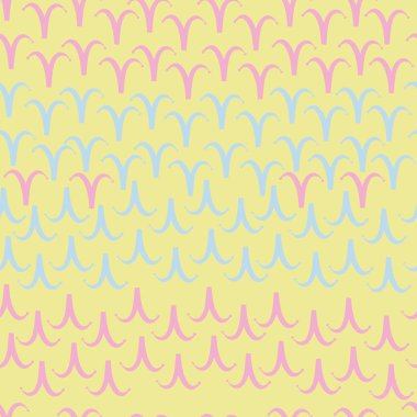 Soyut basit burç süs sembolleri Dikişsiz desen