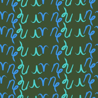 Soyut basit burç süslerinin kusursuz deseni