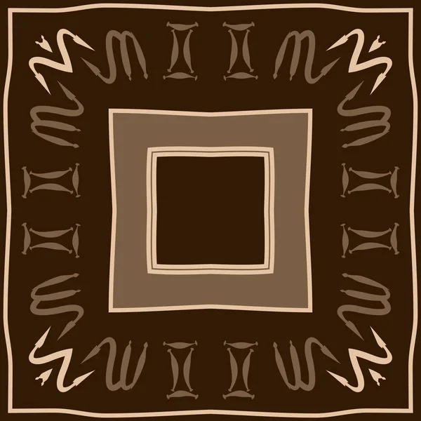 Геометричний Візерунок Знаками Гороскопа Векторні Ілюстрації — стоковий вектор