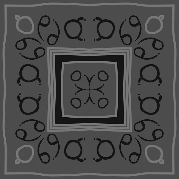 Абстрактний Фон Рамкою Знаками Зодіаку Вектор — стоковий вектор