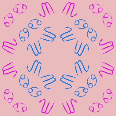 süs arka plan, soyut vektör deseni